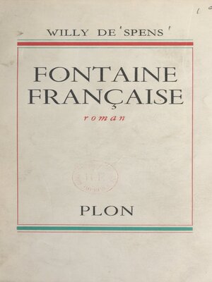 cover image of Fontaine française
